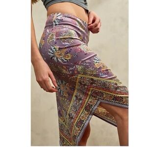 Urban Outfitters Paisley Hanky Hem Skirt